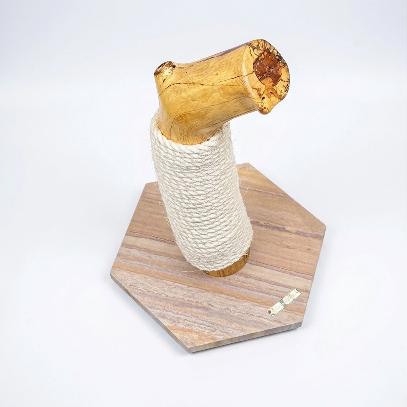 Oak and Sandstone Cat Scratcher by Sophisticated Scratch, view 3