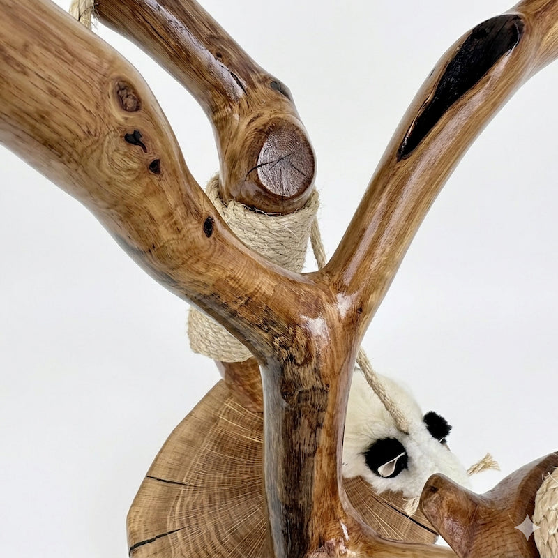 Solid Oak Luxury Cat Tree, T0625 by Sophisticated Scratch, view 5