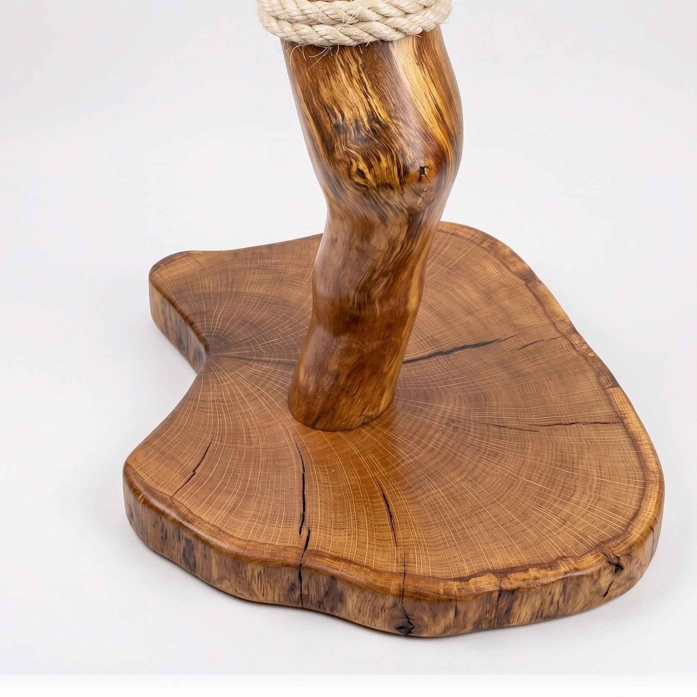 Bespoke Solid Oak Cat Scratcher