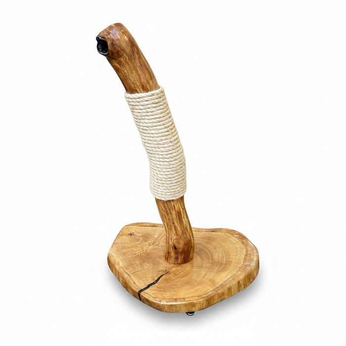 Bespoke Natural Oak Cat Scratcher by Sophisticated Scratch