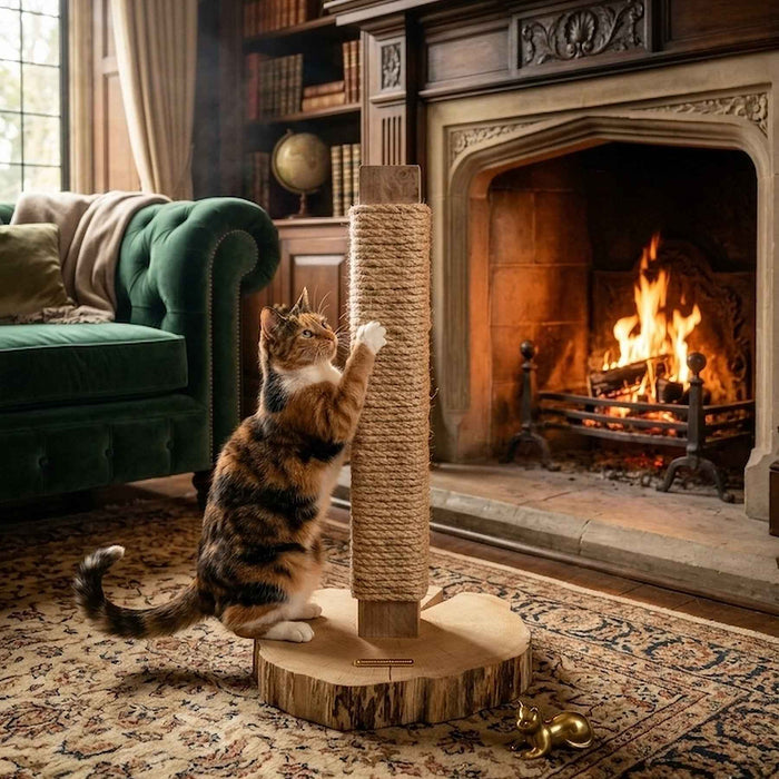 Eco-Scratch Oak Cat Post
