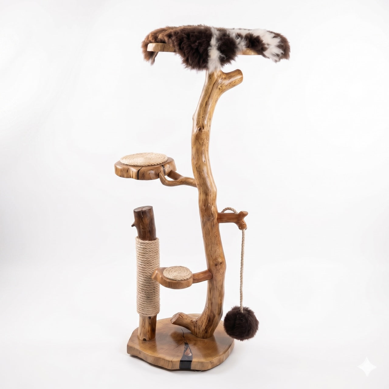 The Obsidian Arbor Oak Cat Tree by Sophisticated Scratch, view 3