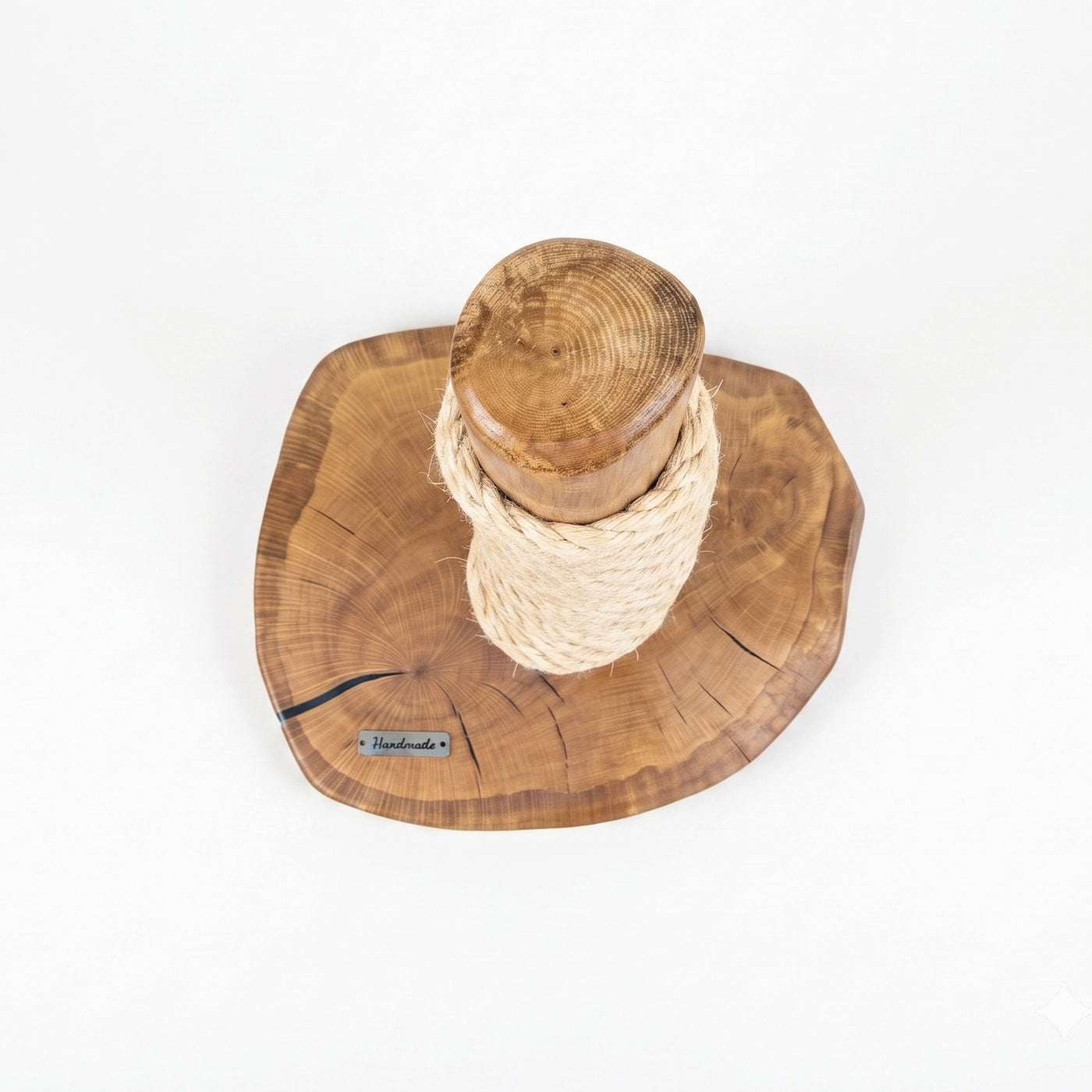 Oak Cat Scratcher with Resin Inlay by Sophisticated Scratch, view 3