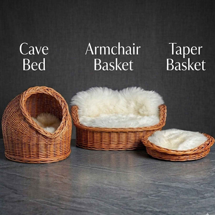 Handwoven Wicker Cat Baskets