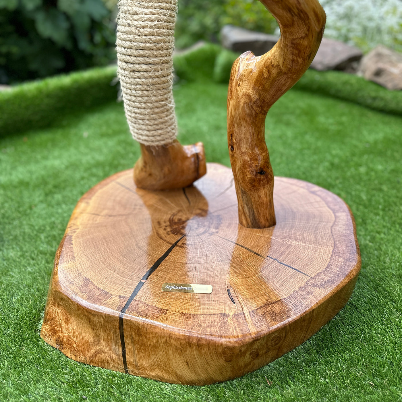 Oak Cat Tree and Scratcher, 4023 by Sophisticated Scratch, view 3