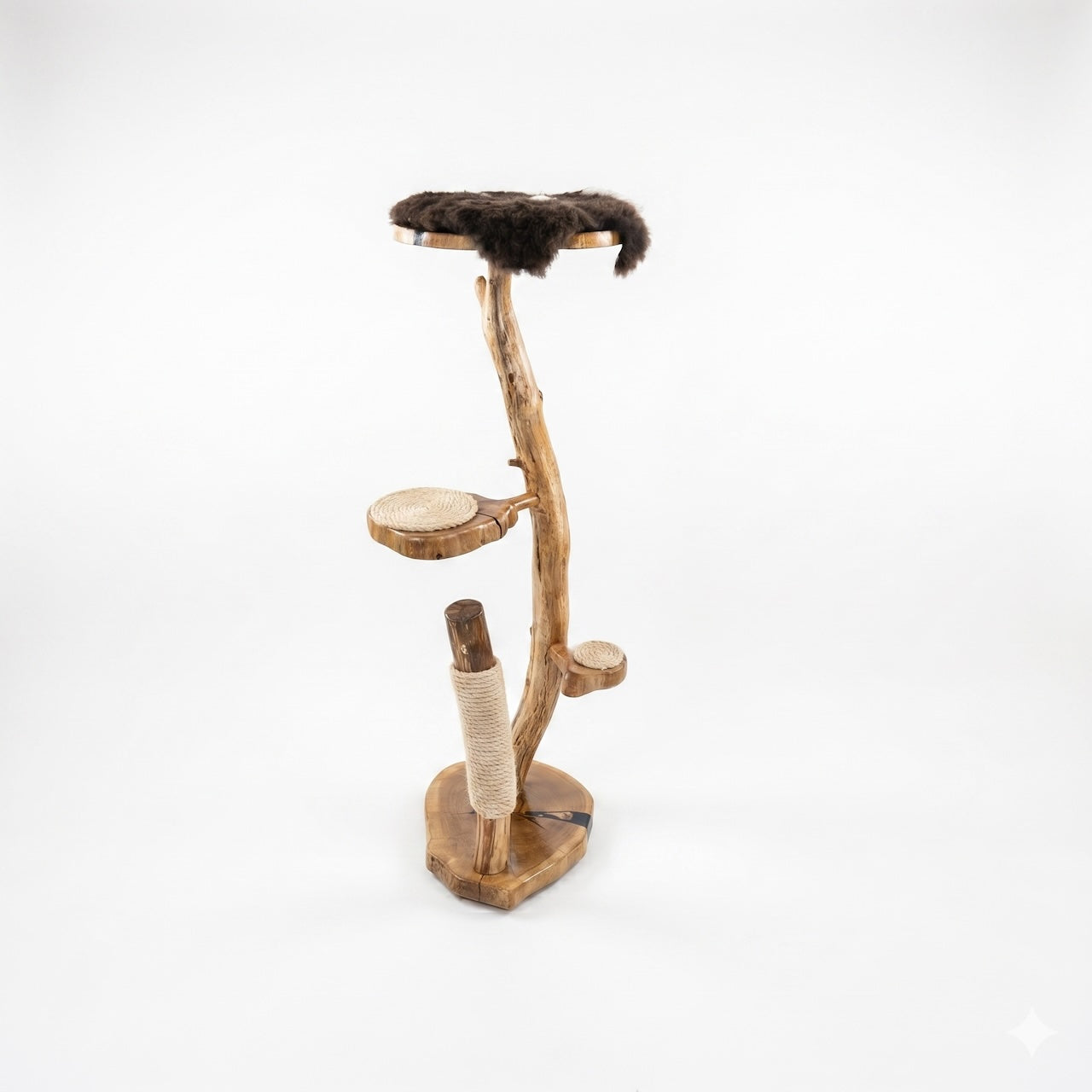 The Obsidian Arbor Oak Cat Tree by Sophisticated Scratch, view 2