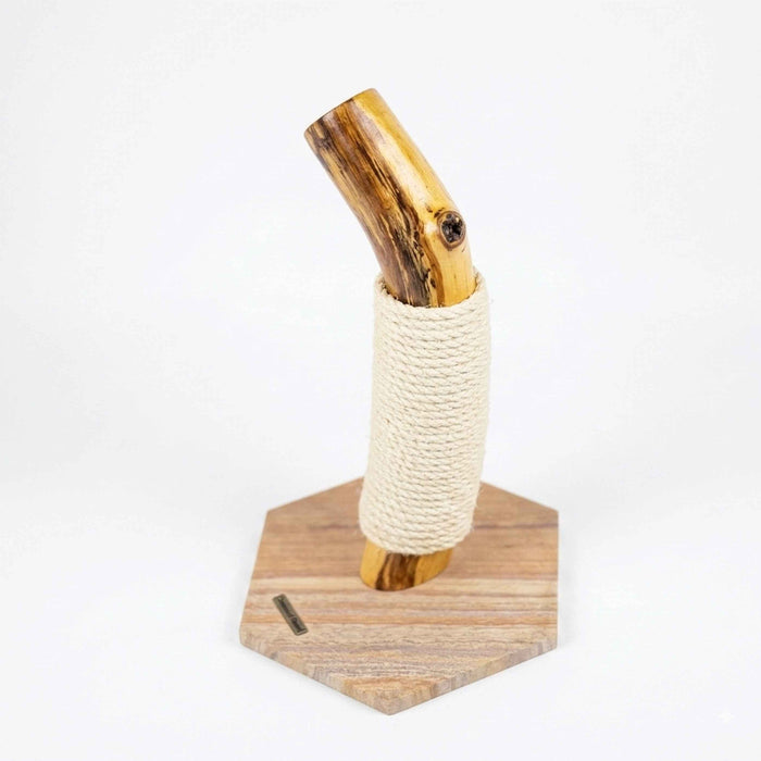 Oak and Sandstone Cat Scratcher