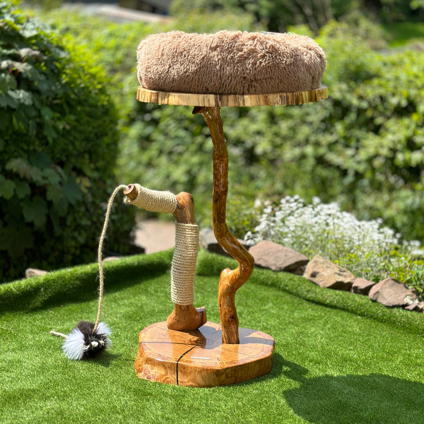 Oak Cat Tree and Scratcher, 4023 by Sophisticated Scratch, view 11