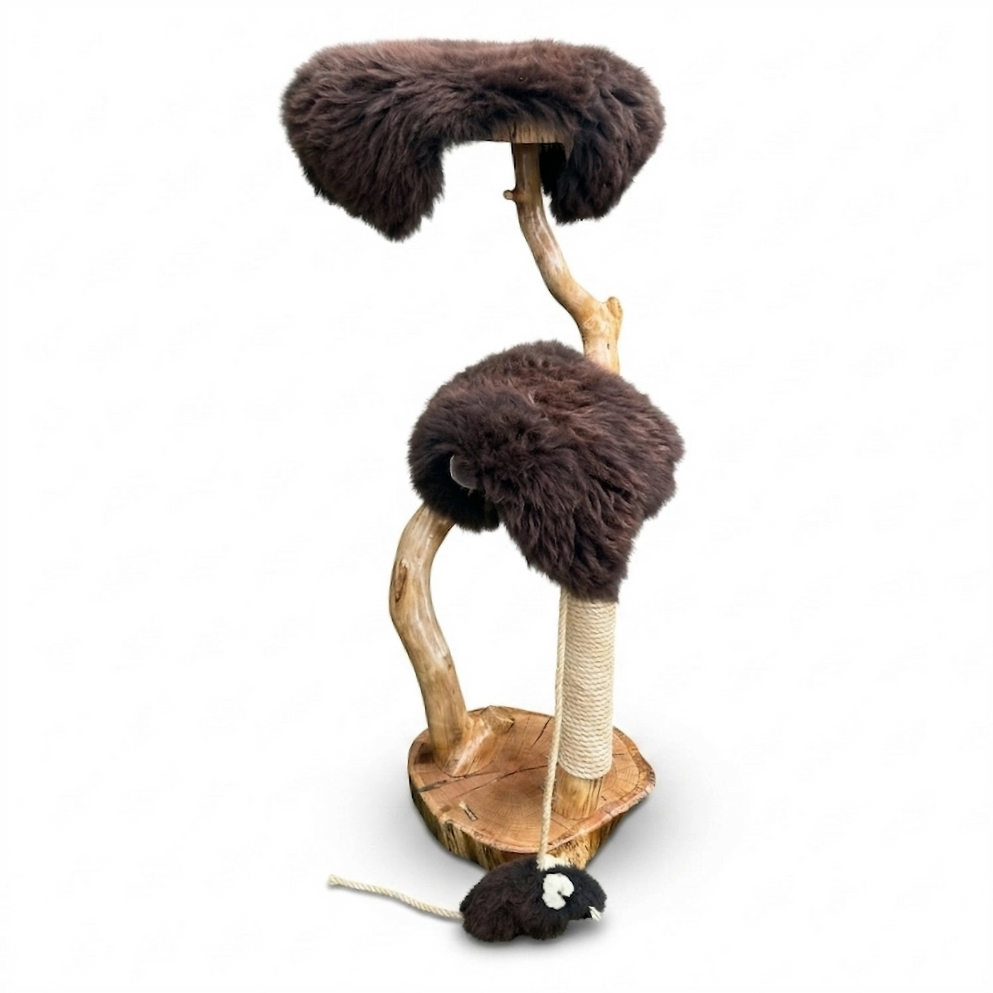 Solid Devon Oak Cat Tree, T2826 by Sophisticated Scratch, view 5