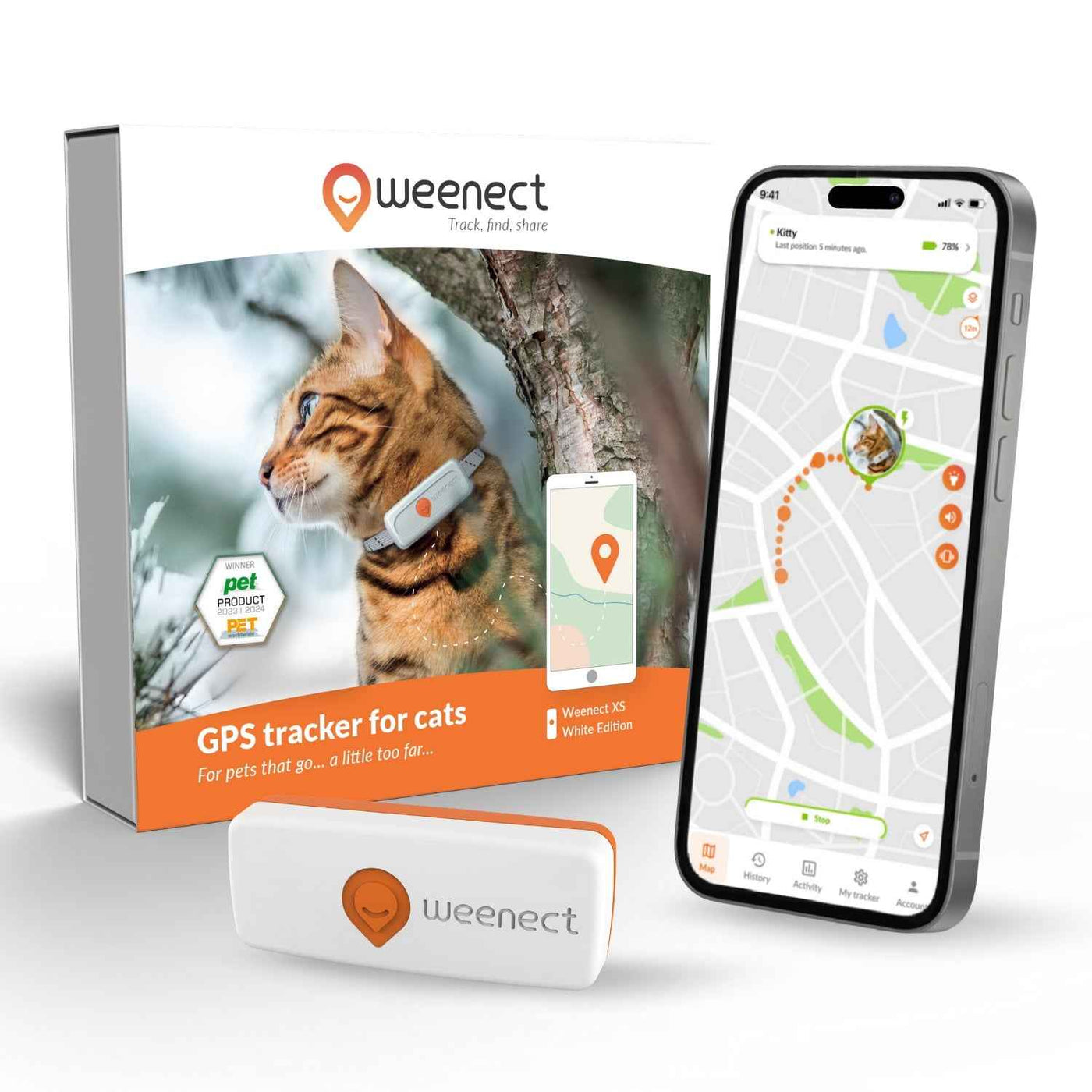Weenect XS Cat GPS Tracker