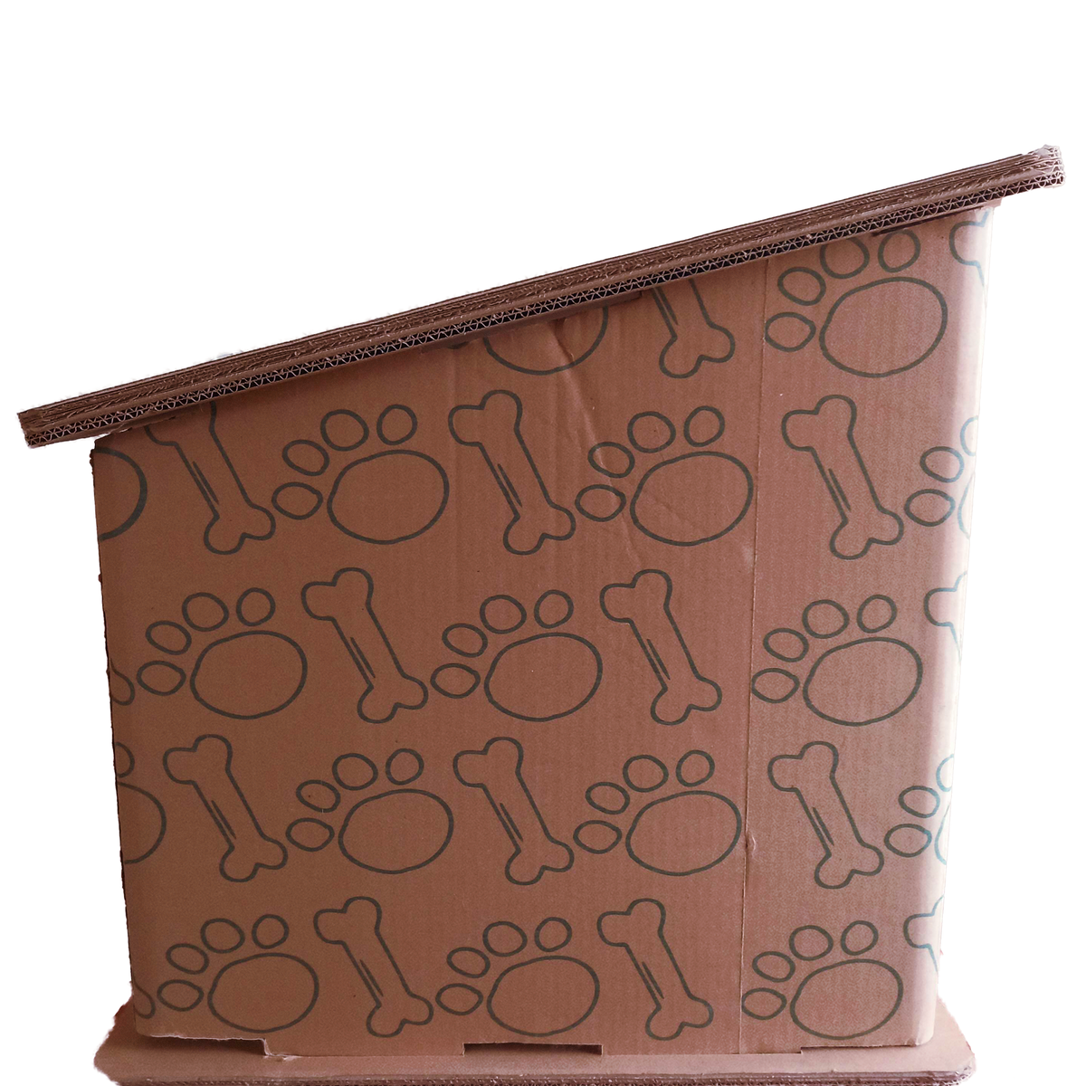 Modern Double-Layer Cardboard Cat House by Designer Pet, view 3