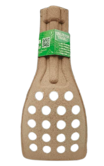 Molded Pulp Cat Litter Scoops, 5 Pack by Designer Pet, view 4