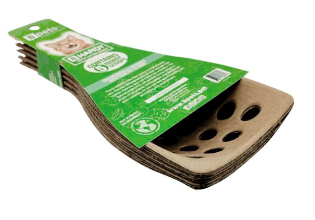Molded Pulp Cat Litter Scoops, 5 Pack by Designer Pet, view 3