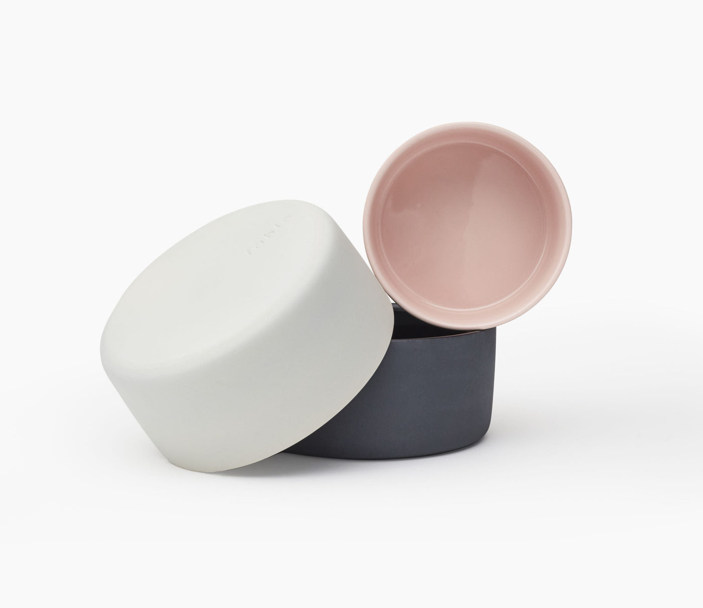 Fable weighted ceramic cat bowl