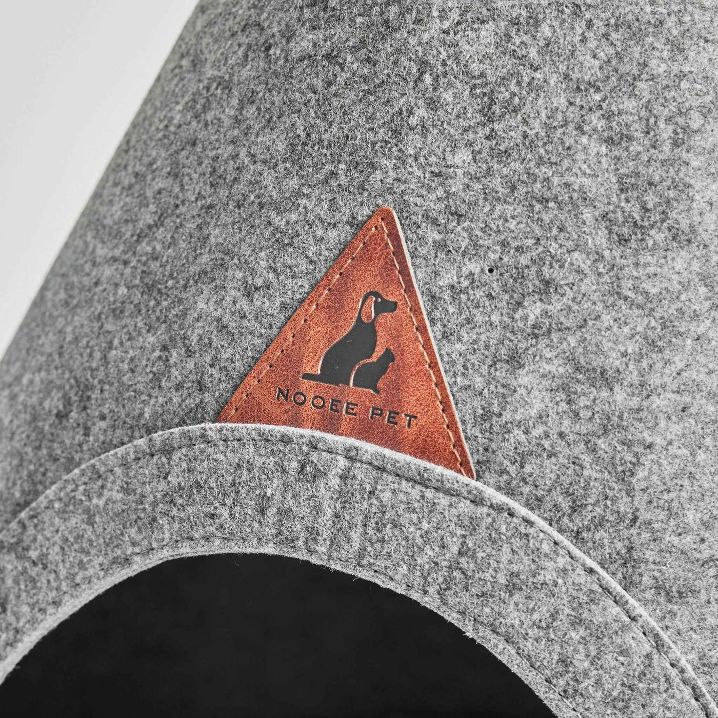 Nooee Bella felt cat cave in Gray, XS size