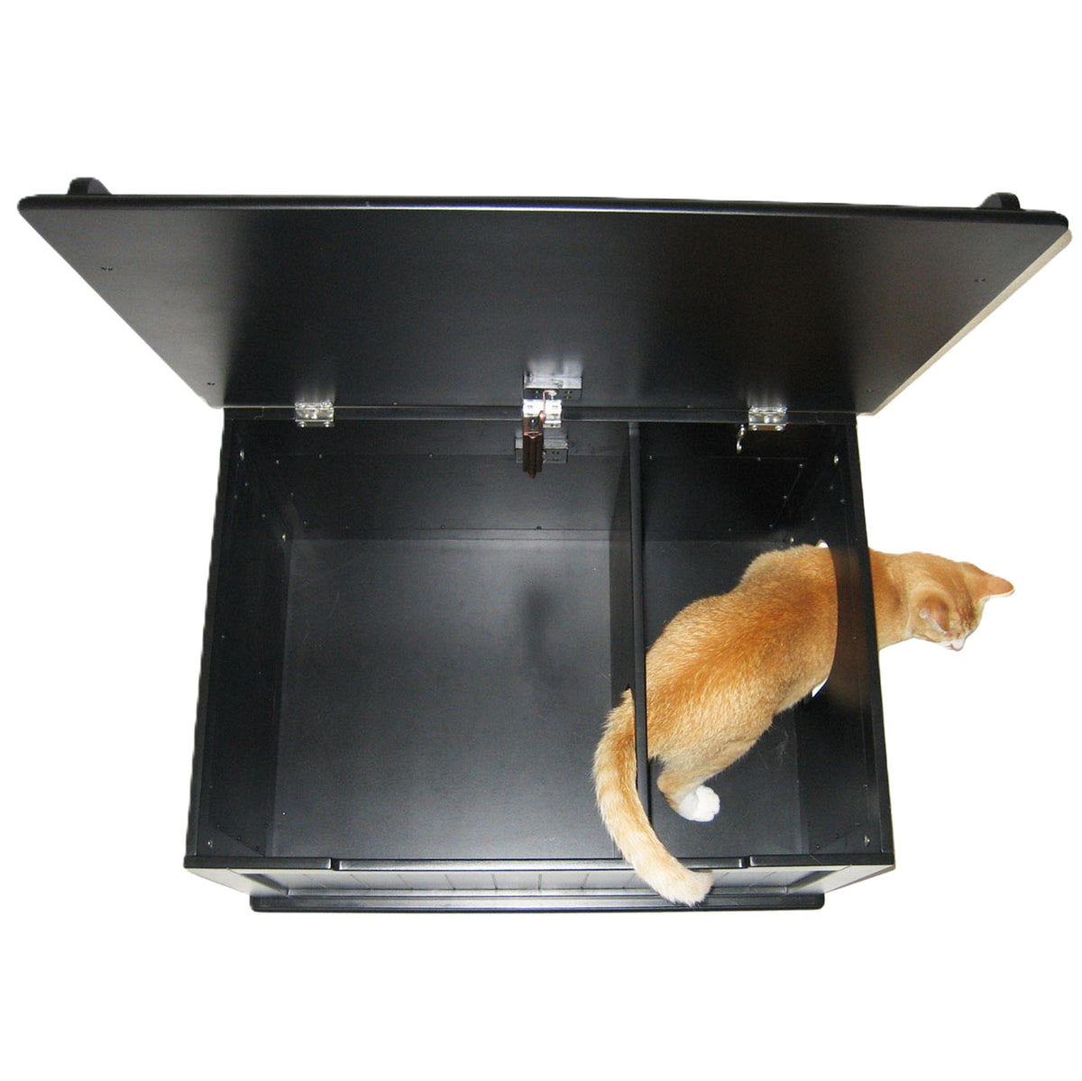 Designer Cat Litter Cabinet, Black by Designer Pet, view 2