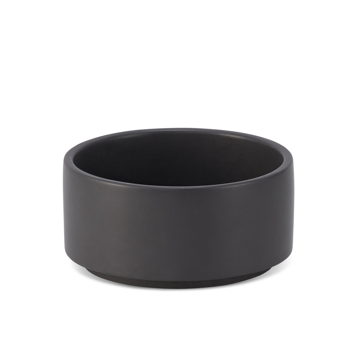 Vuku Ceramic Cat Bowl in Black
