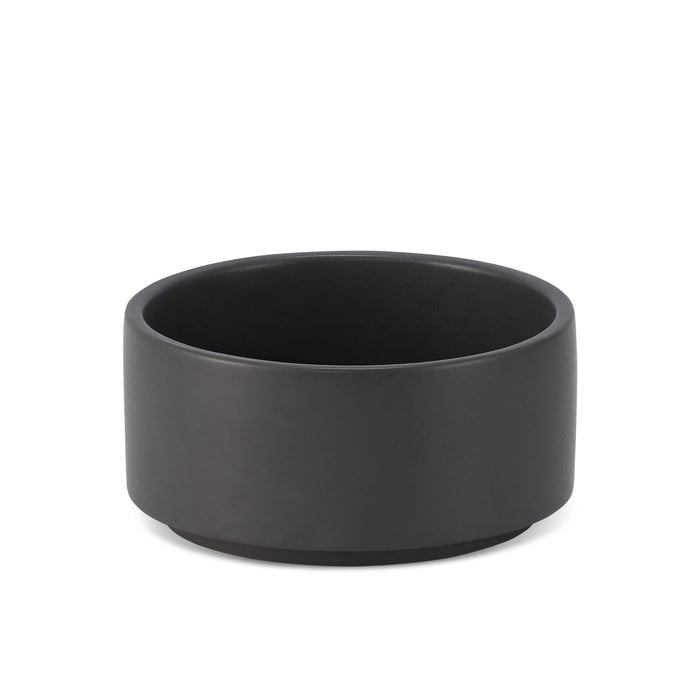 Vuku Ceramic Cat Bowl in Black