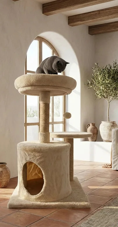Nacar Cat Tree Bed by Althea Living