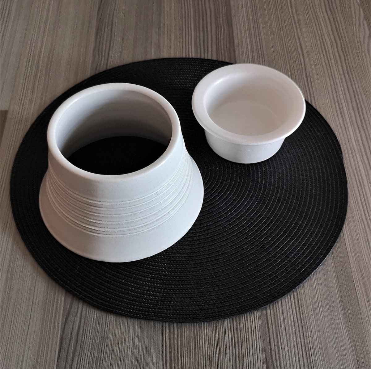 Kilimanjaro Elevated Ceramic Cat Feeder, view 5