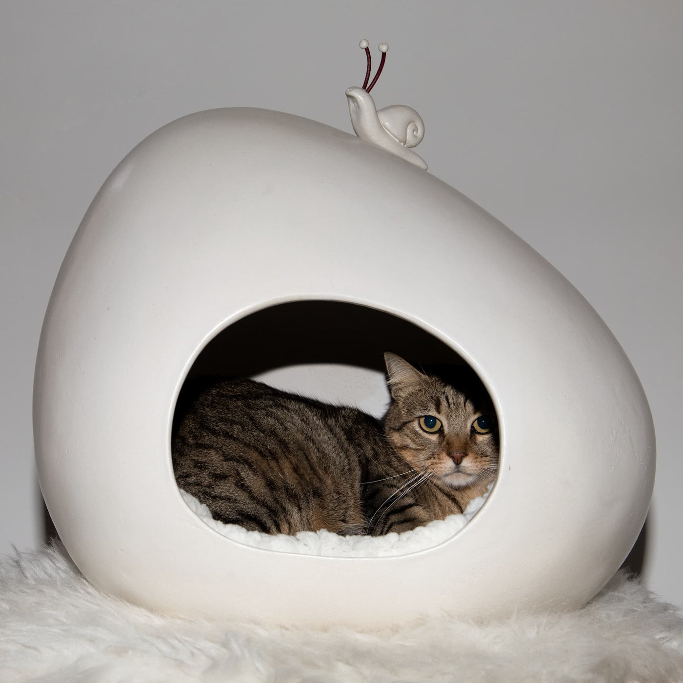 Caracol Ceramic Cat Cave by Sara Monge