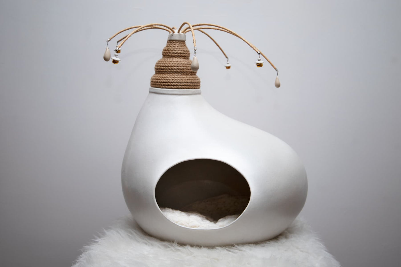 Cascabel Ceramic Cat Cave, view 2