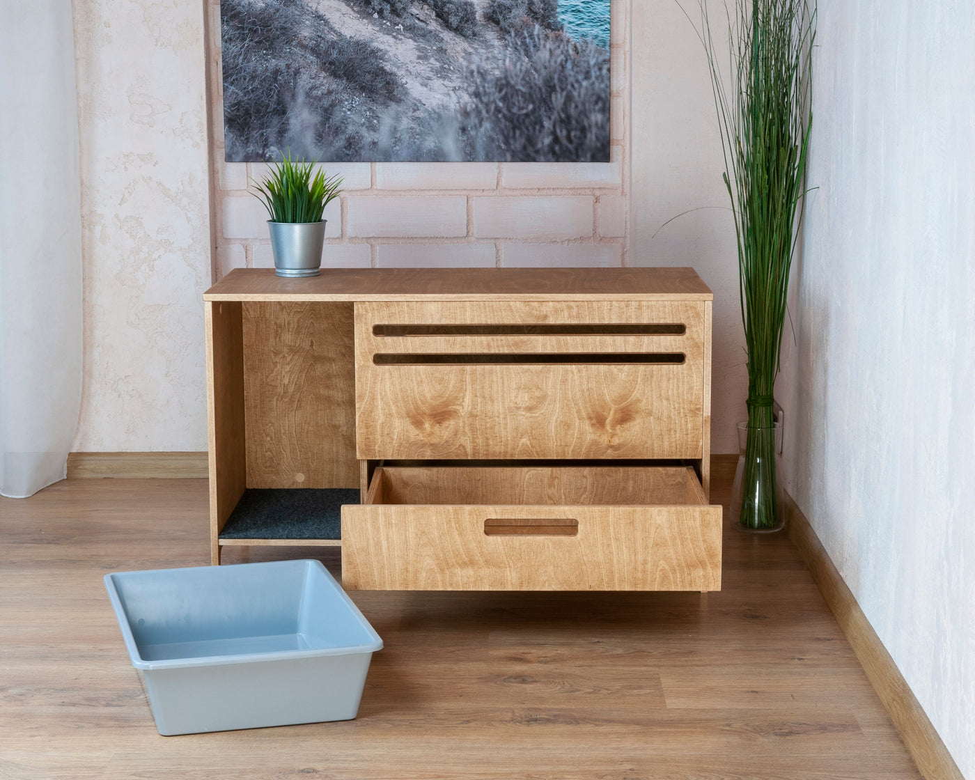 H Cat Litter Cabinet by Kokaa, view 4