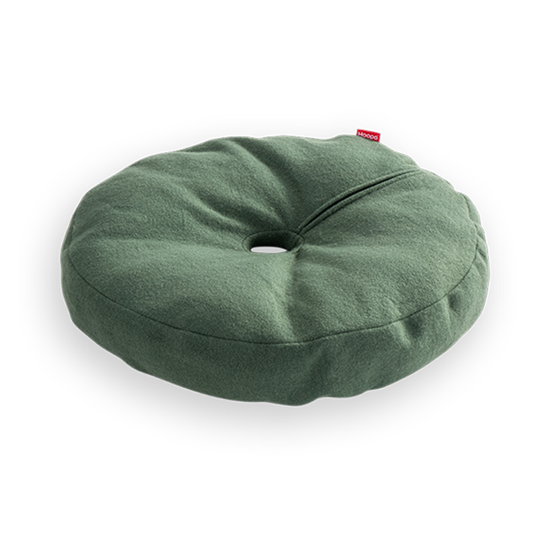 Donut Cat Bed in Forest Green