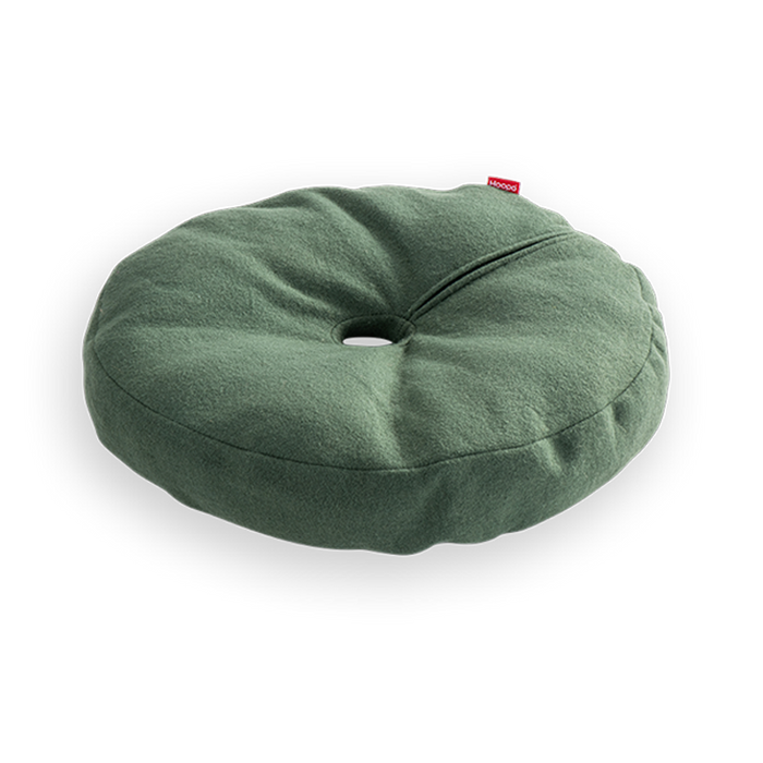 Donut Cat Bed in Forest Green