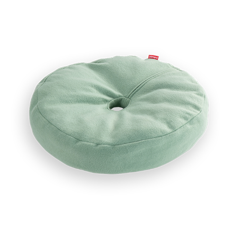 Donut Cat Bed in Light Green