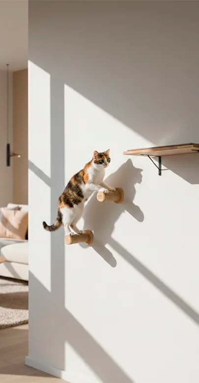 Coral Cat Climbing Shelf, view 4