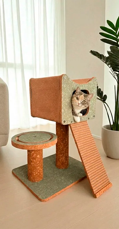 Faro Cork Cat Climbing Structure, view 3