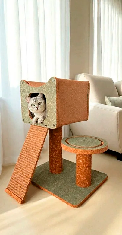 Faro Cork Cat Climbing Structure, view 4
