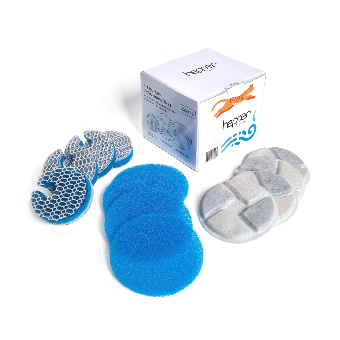 Replacement Filters for Hepper Cat Water Fountain by Hepper