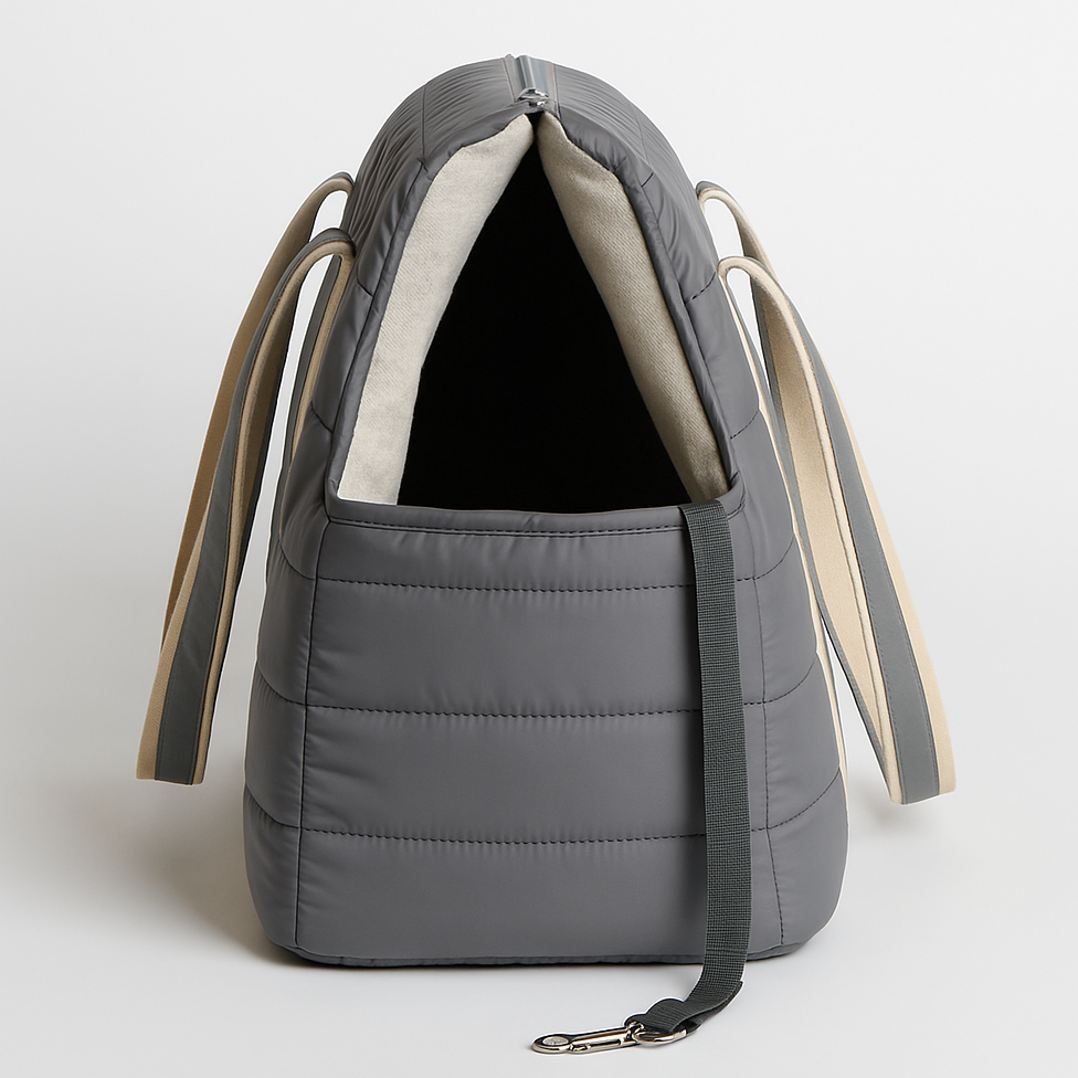 Nooee Finn quilted cat carrier travel bag