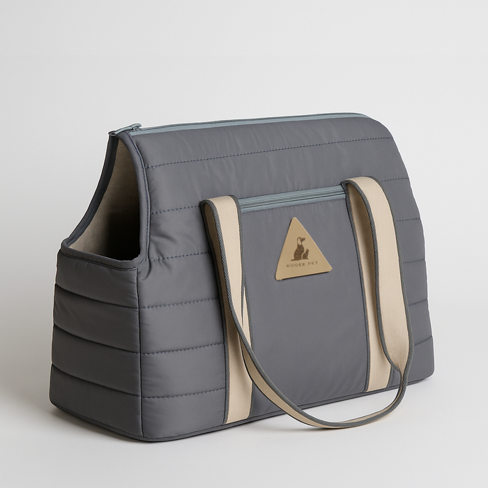 Nooee Finn quilted cat carrier travel bag