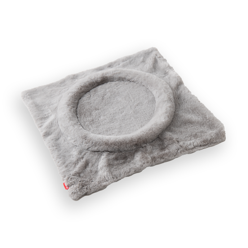 Flip Cat Bed in Light Grey