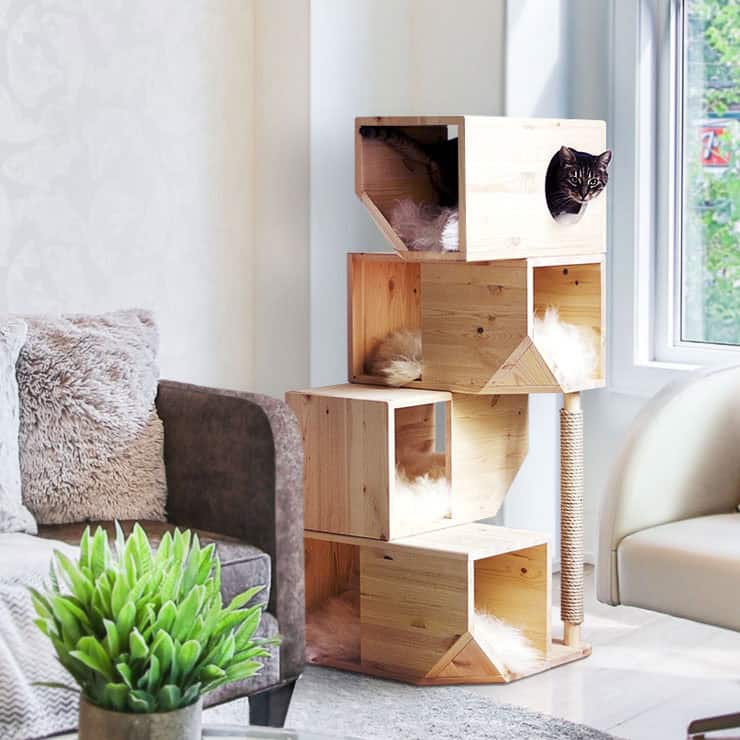 Catissa Freestanding Cat Tower by Catissa