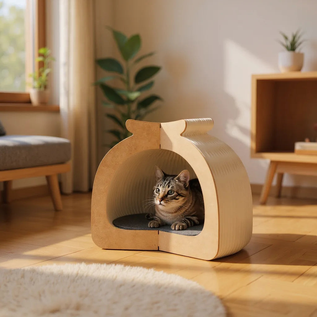 Paper Cat House, view 3