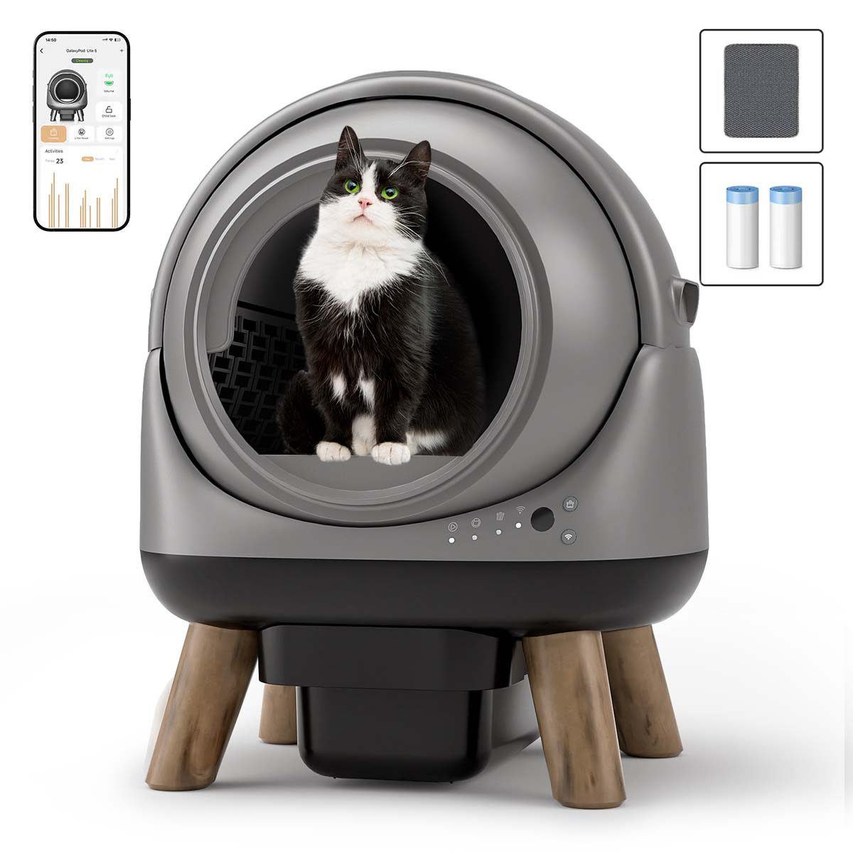 Orbitie Automatic Self-Cleaning Litter Box, view 10