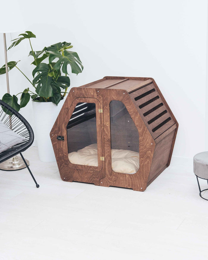 PET HOUSE Color Dark Walnut