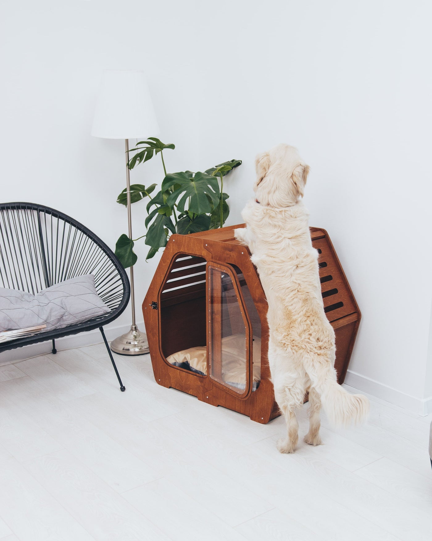 PET HOUSE Color Oak