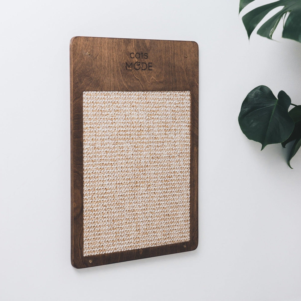 Cat Wall Scratcher Dark White