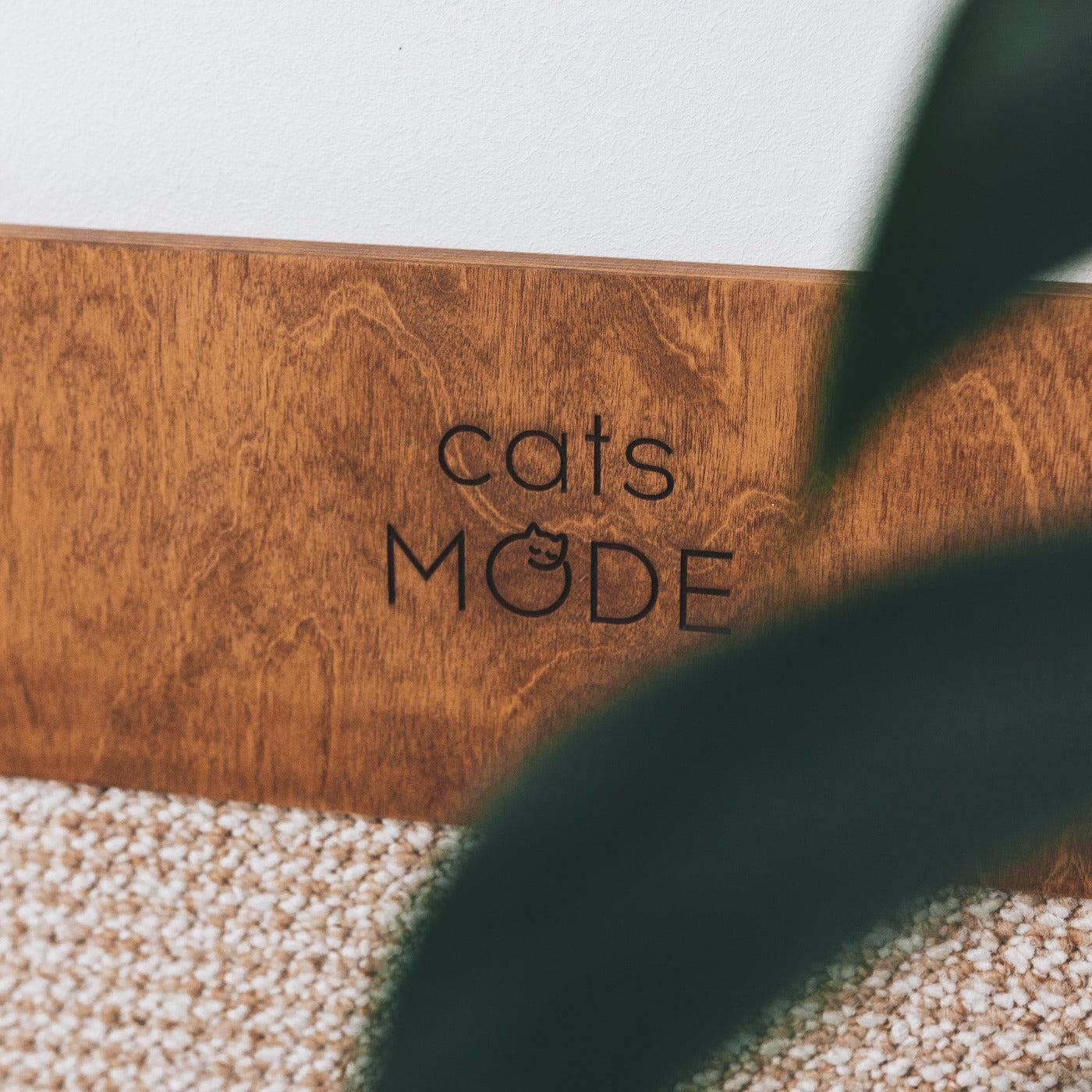 Cat Wall Scratcher Oak