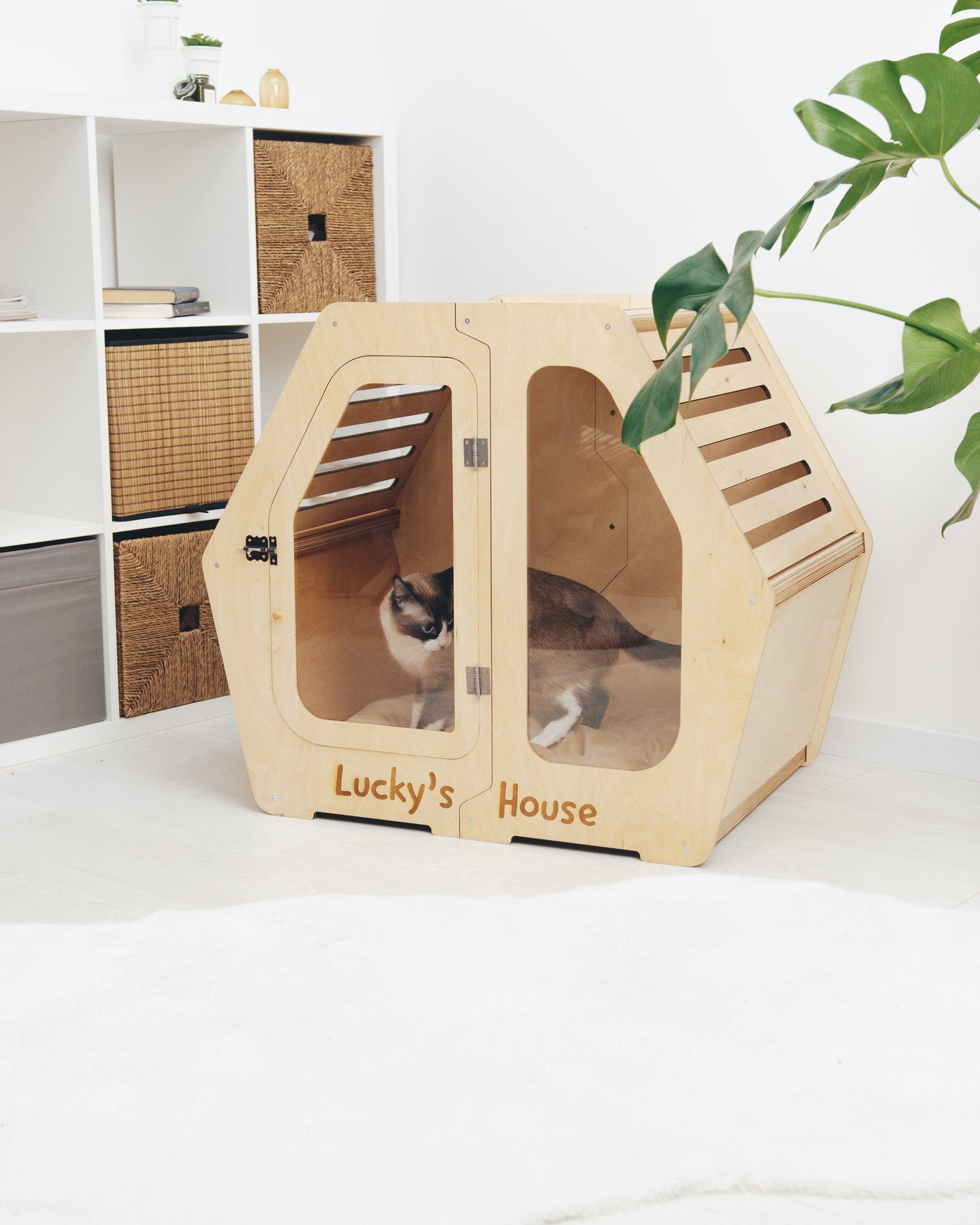 PET HOUSE Color Dark Walnut