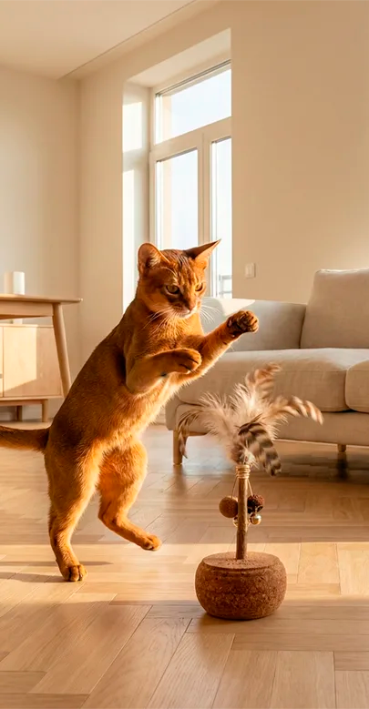 Vela Cork Cat Toy by Althea Living