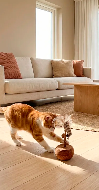 Vela Cork Cat Toy, view 4