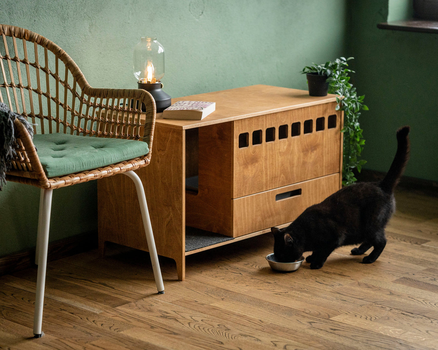 Cubo Cat Litter Cabinet by Kokaa, view 3