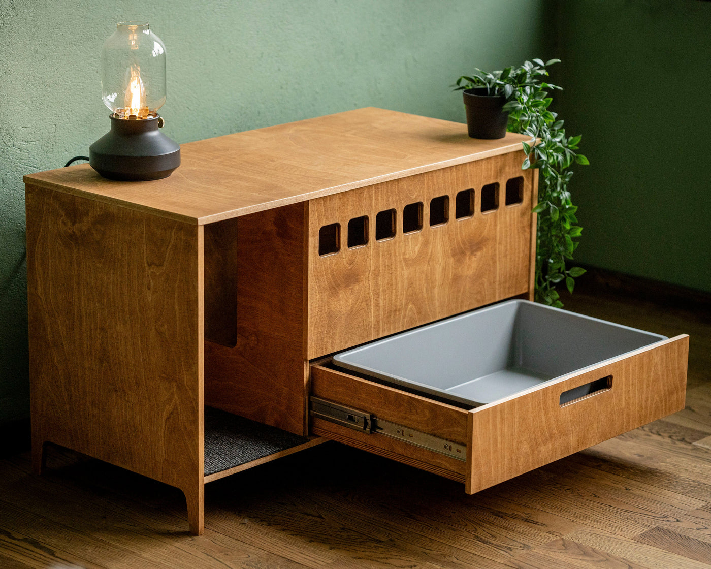 Cubo Cat Litter Cabinet by Kokaa, view 2
