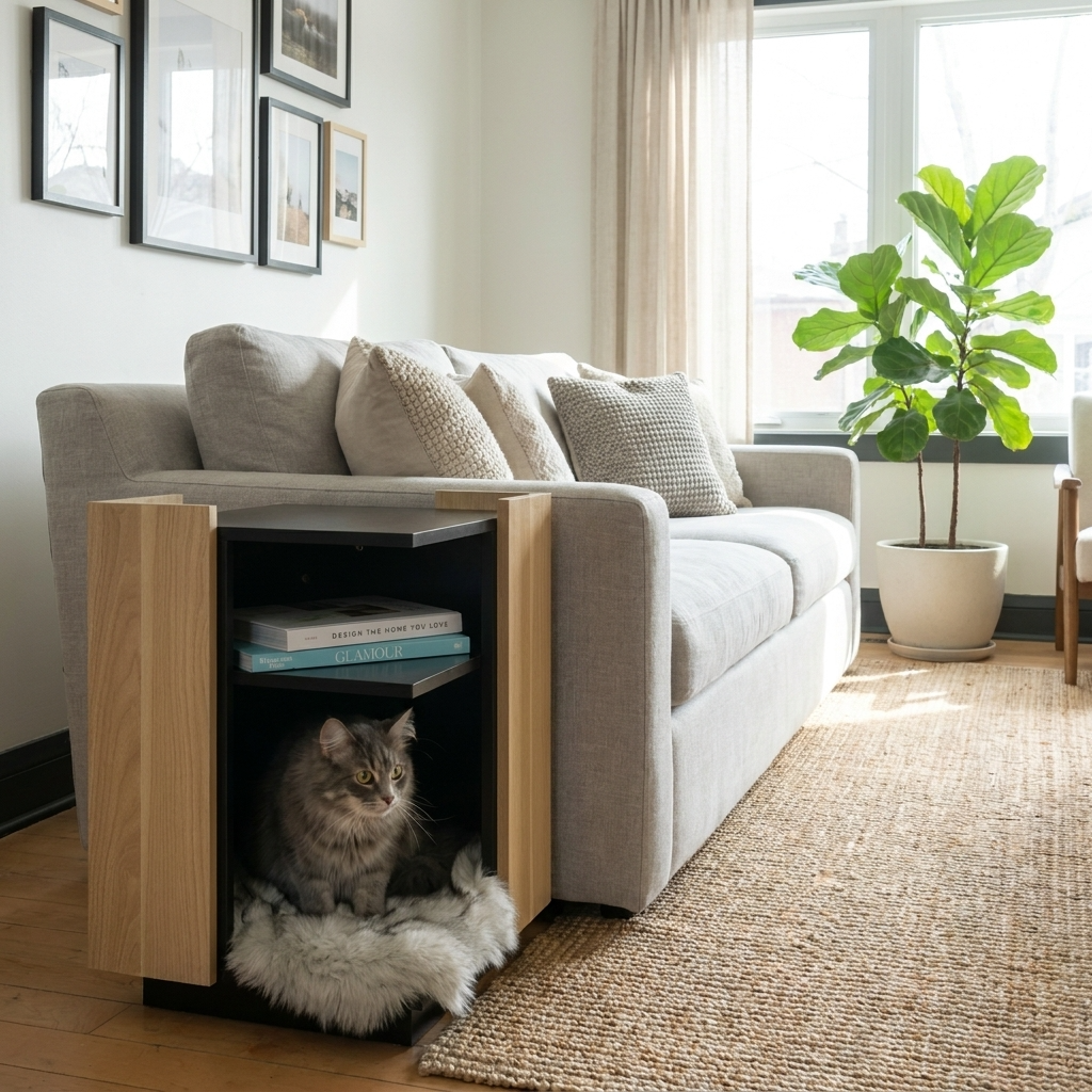 Leo Cat Side Table by 4Cats & Dogs, view 2
